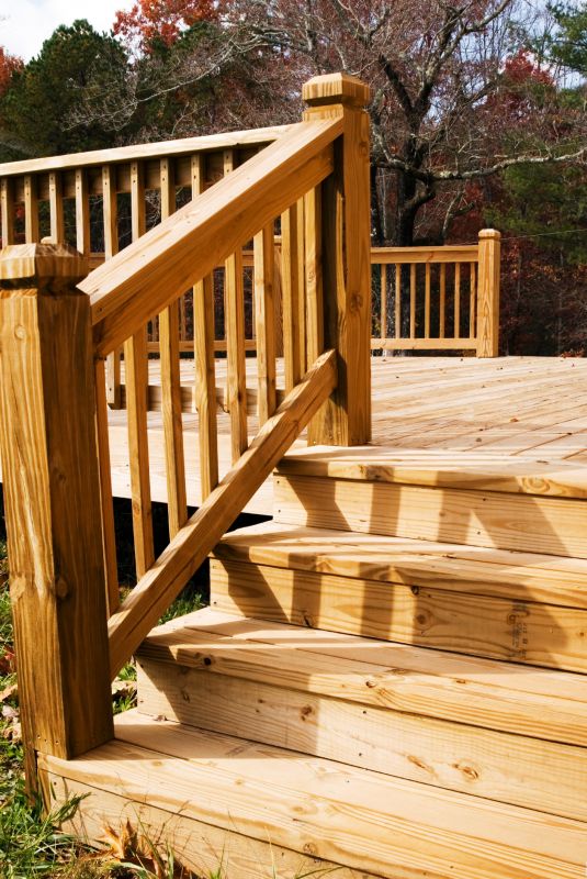Deck Stairs Installation in Conroe, TX
