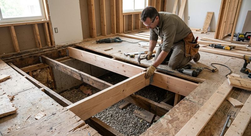 Floor Joist Repair in Wilmington, NC