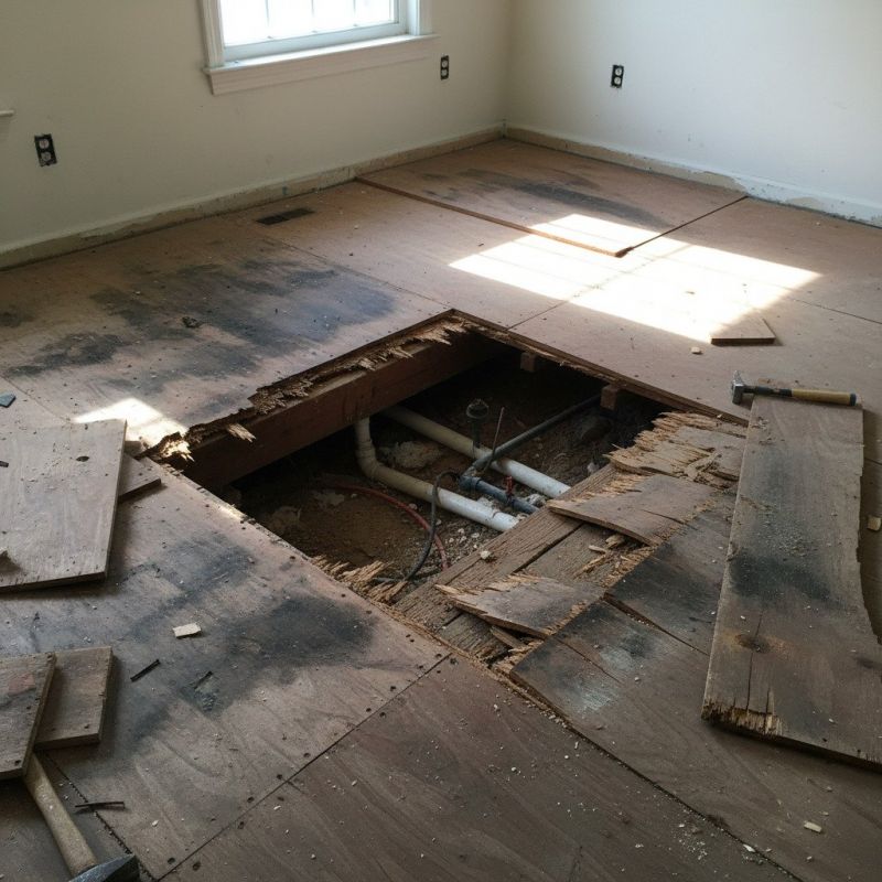 Plywood Subfloor Repair in Wilmington, NC