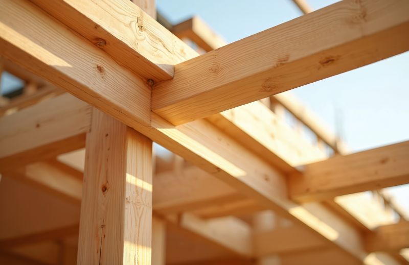 Wood Beam Installation in Wilmington, NC