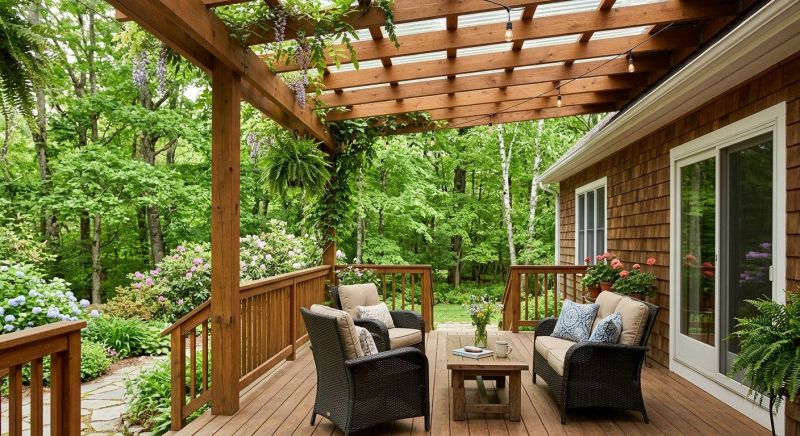 Wooden Veranda Construction in Boston, MA